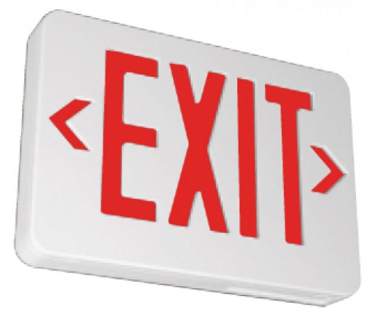 Lighted Exit Sign – CG Industrial Safety